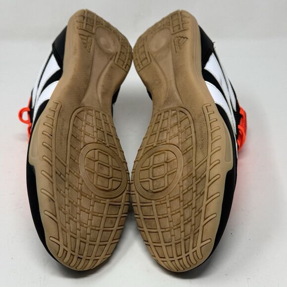Adidas Predator Club Indoor Sala Soccer Shoes Mens 7 Black Solar Red Sneakers - Picture 15 of 16
